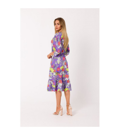 M739 Midi dress with envelope neckline - model 2