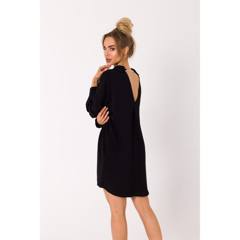 M740 Chain shirt dress - black