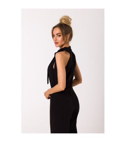 M746 Halter neck jumpsuit - black