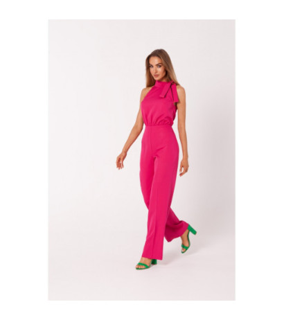 M746 Halter neck jumpsuit - fuchsia