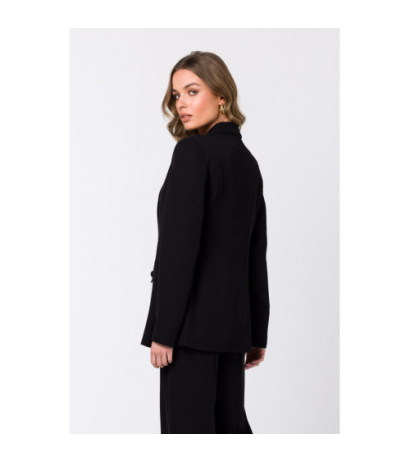 S330 Unbuttoned jacket - black