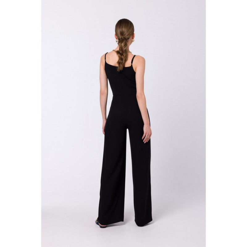 S333 Thin-strapped jumpsuit - black