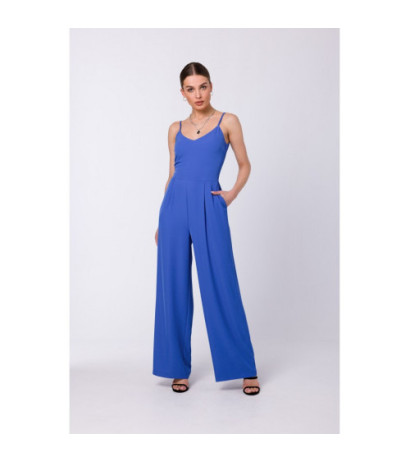 S333 Thin-strapped jumpsuit - blue