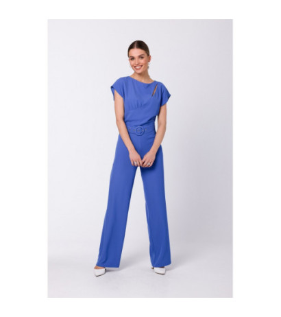 S339 Jumpsuit with slit in...