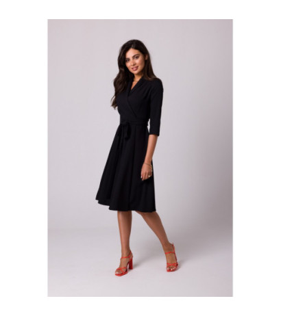 B255 Envelope dress with...