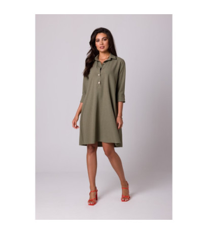 B257 Shirt dress with...