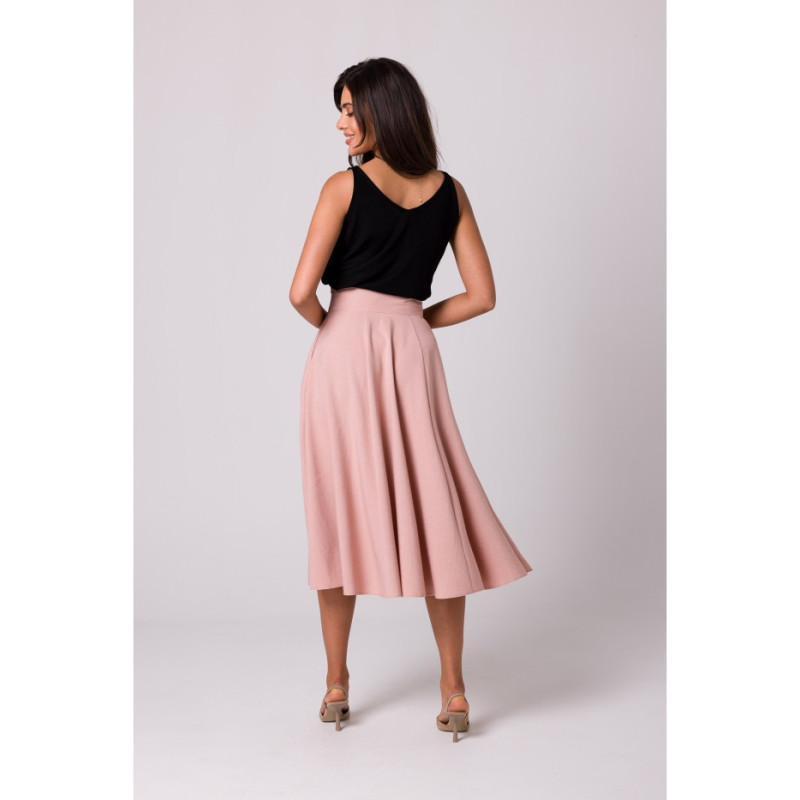 B265 High-waisted skirt - pink