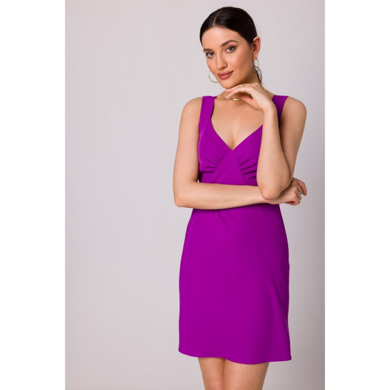 K159 Strapless mini dress - lavender