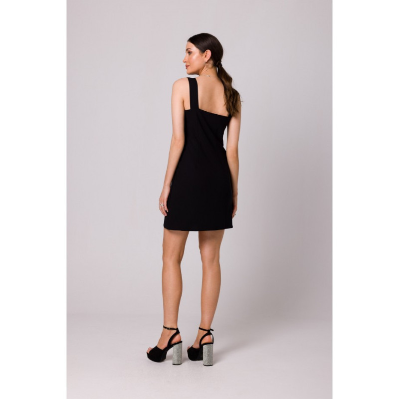 K159 Strapless mini dress - black