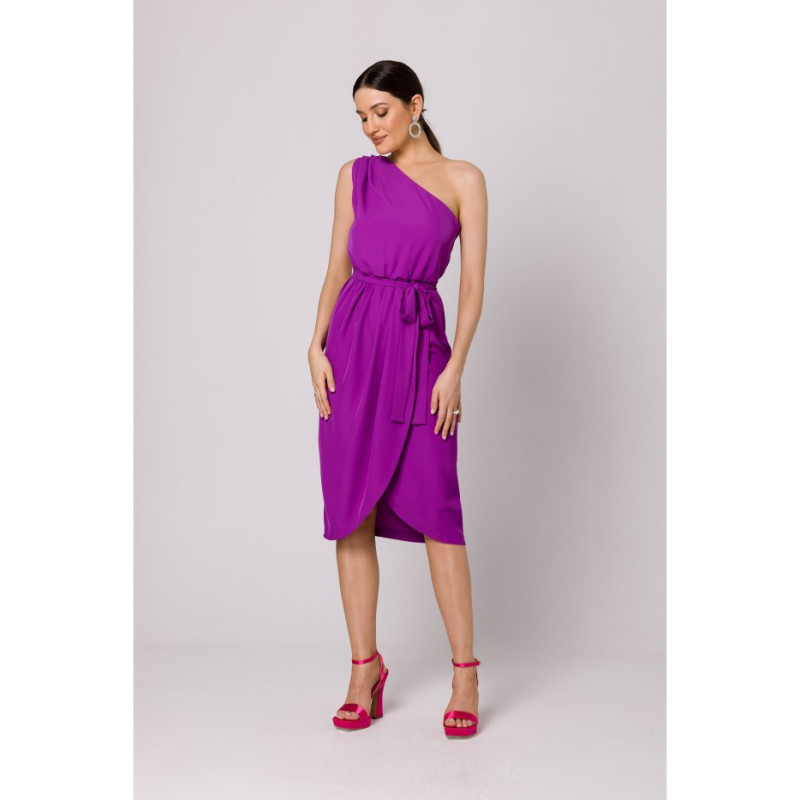 K160 One shoulder dress - lavender