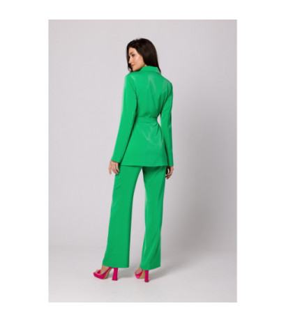 K161 Tie waist jacket - juicy green