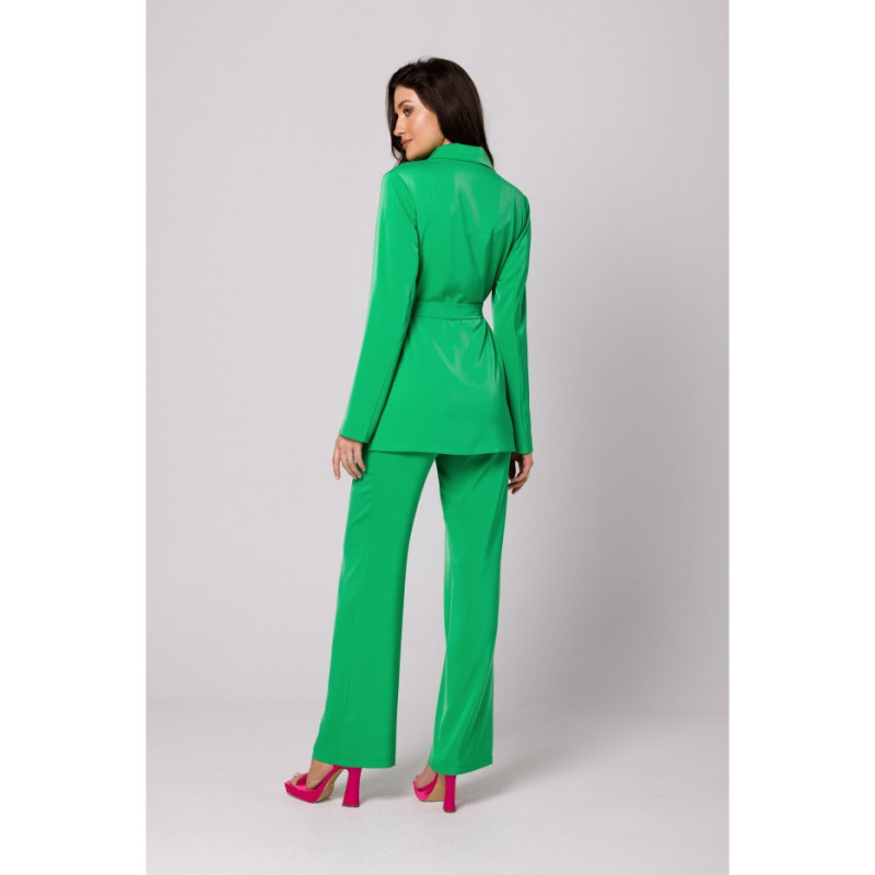 K161 Tie waist jacket - juicy green