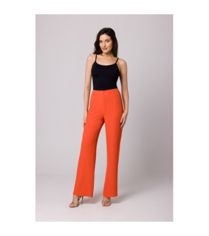 K162 High-waisted pants - coral