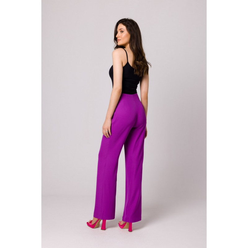 K162 High-waisted pants - lavender