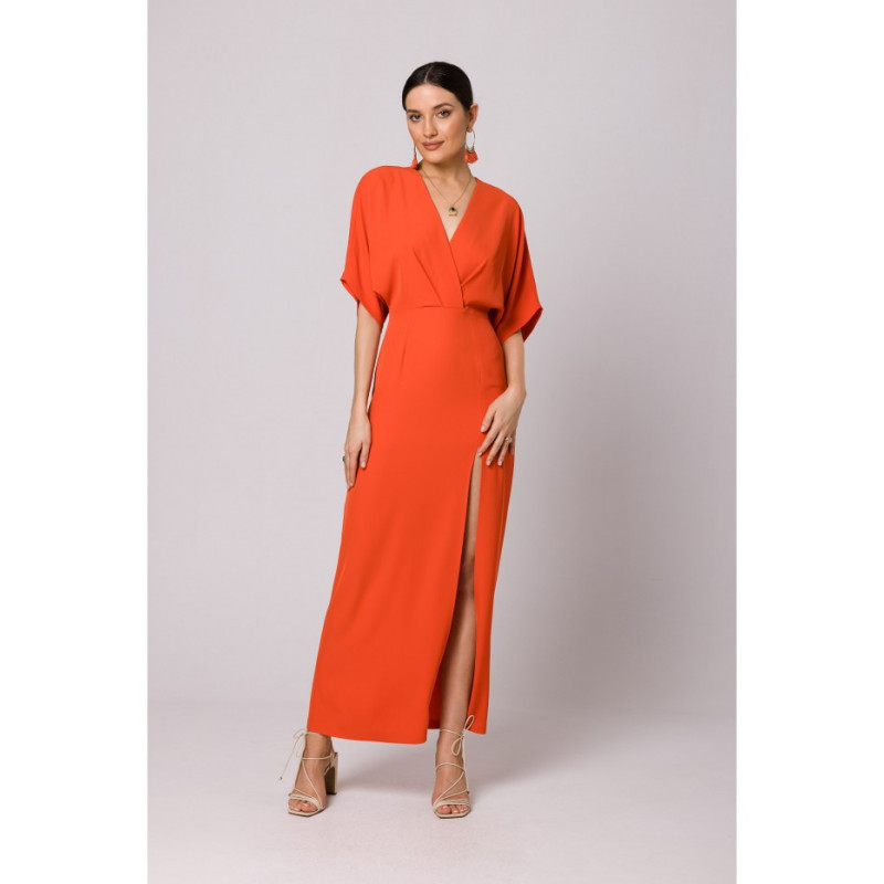 K163 Maxi dress - coral