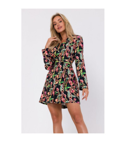 M750 Printed jacket dress -...