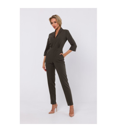 M751 Shawl collar jumpsuit...