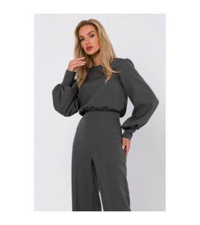 M754 Jumpsuit with decorative sleeves - khaki