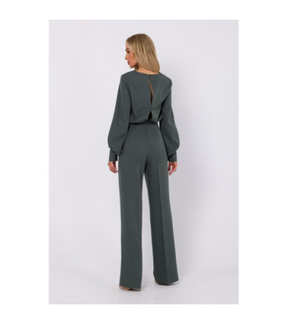 M754 Jumpsuit with decorative sleeves - khaki