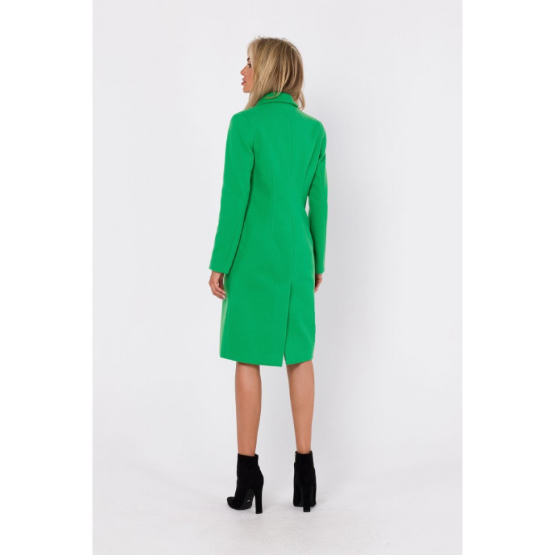 M758 Button-up coat - luscious green