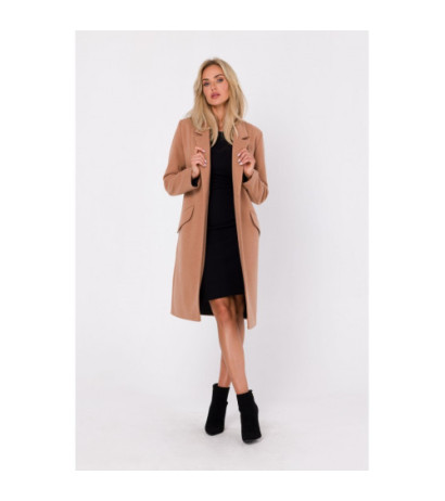 M758 Button-up coat - camellia