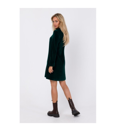 M767 V-neck dress - green