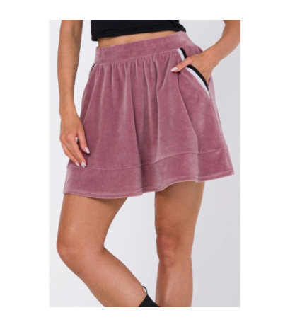 M768 Skirt with decorative pockets - dirty pink