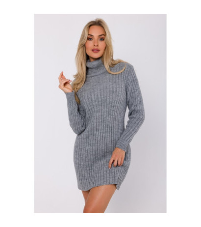 M770 Turtleneck dress - gray