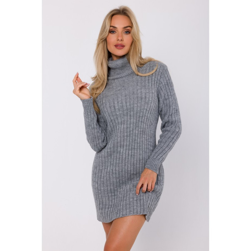 M770 Turtleneck dress - gray