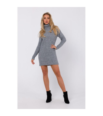 M770 Turtleneck dress - gray