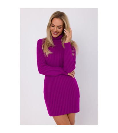 M770 Turtleneck dress - purple