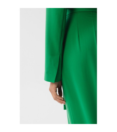 S352 Jumpsuit with ties around the waist - juicy green