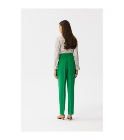 S356 High-waisted pants - juicy green