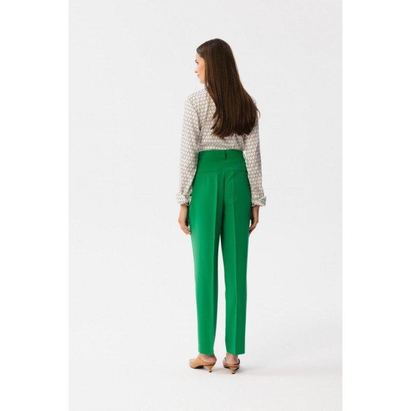 S356 High-waisted pants - juicy green