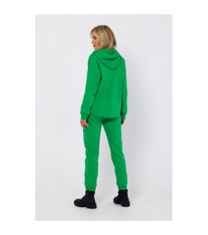 M761 Zippered hooded sweatshirt - juicy green