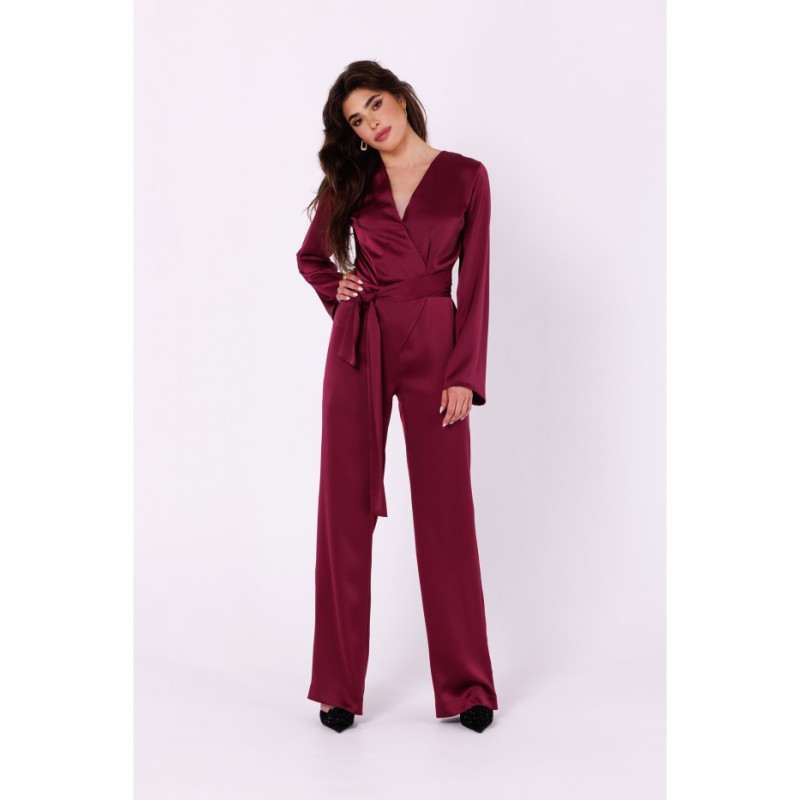 K171 Jumpsuit - maroon