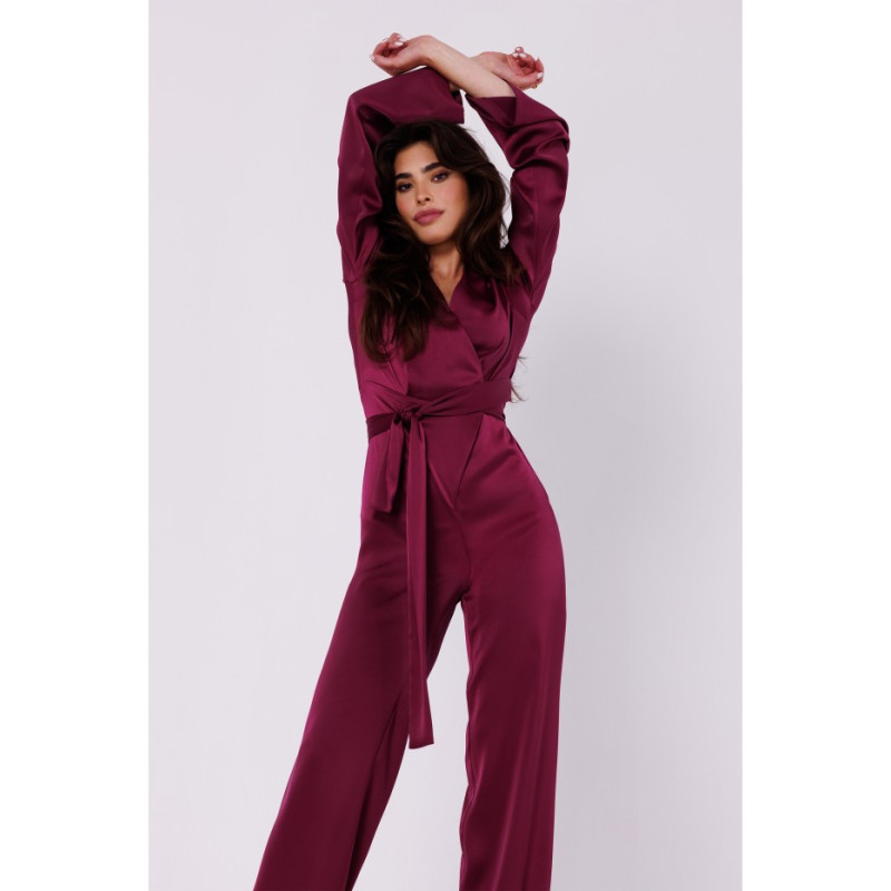 K171 Jumpsuit - maroon