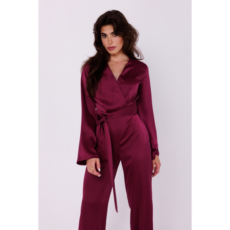 K171 Jumpsuit - maroon