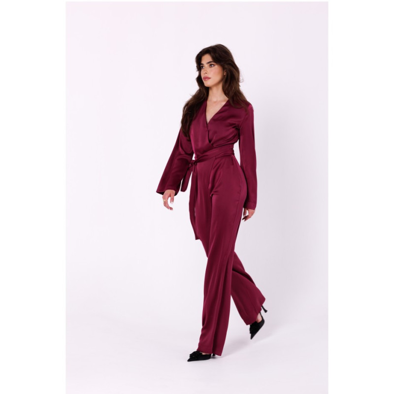 K171 Jumpsuit - maroon