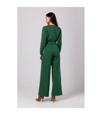 B272 Jumpsuit with neckline - grassy