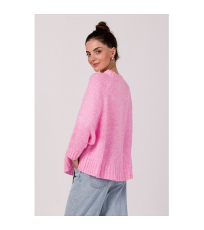 BK105 Sweater with bat sleeves - pink