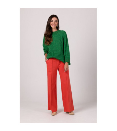 BK105 Sweater with bat sleeves - emerald