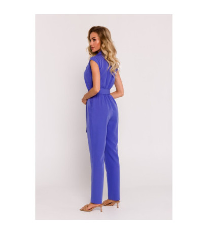 M780 Jumpsuit with decorative leg - light purple