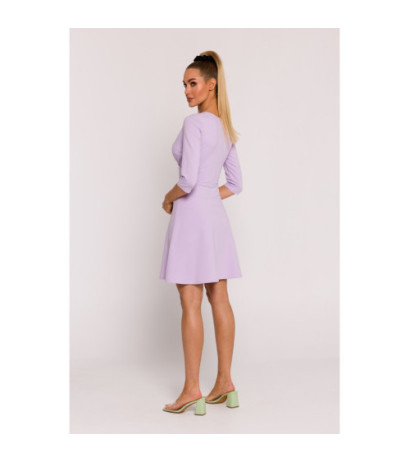 M786 Dress with overlap top - violet