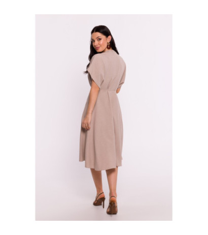 B278 Flared dress - beige