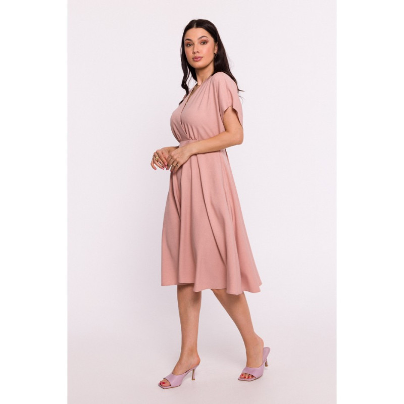 B278 Flared dress - pink