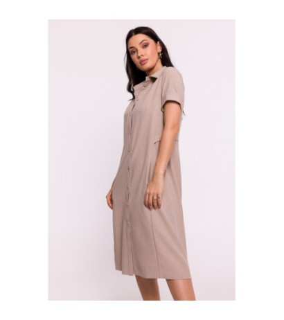 B282 Shirt dress - beige