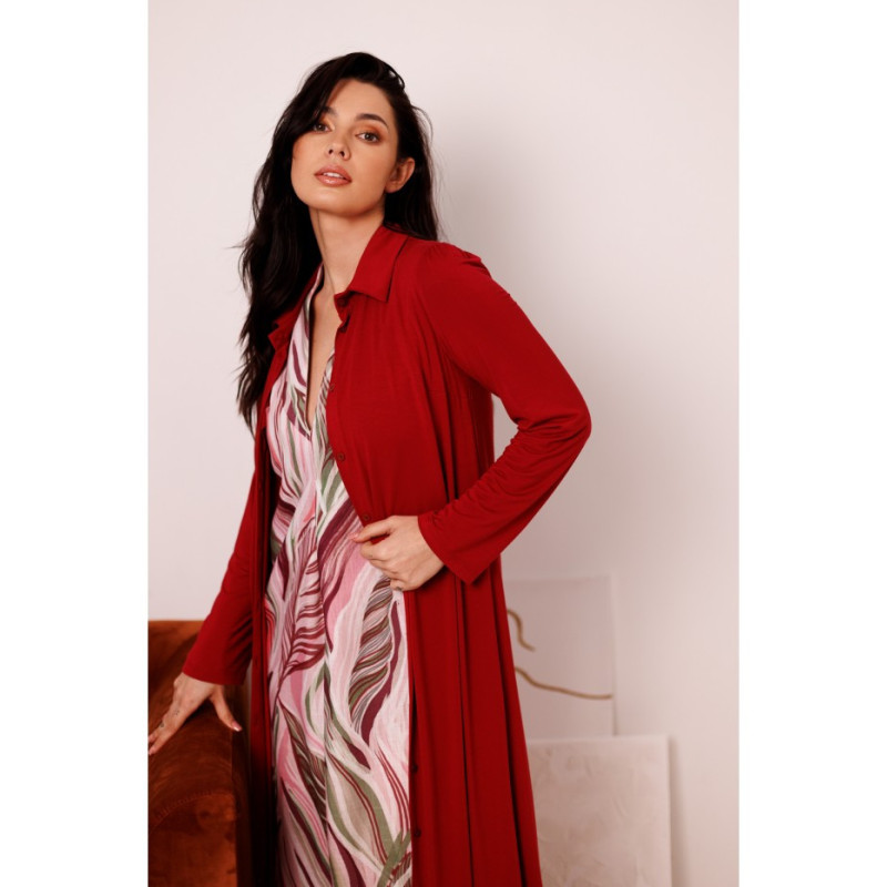 B283 Patterned maxi dress - model 1