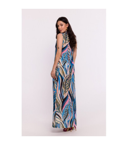 B283 Patterned maxi dress - model 2