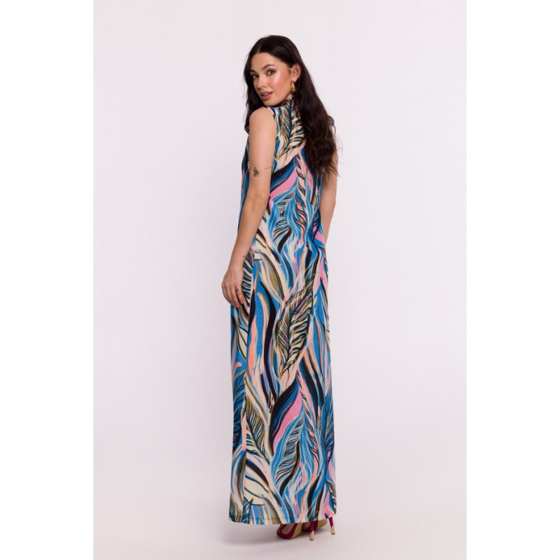 B283 Patterned maxi dress - model 2